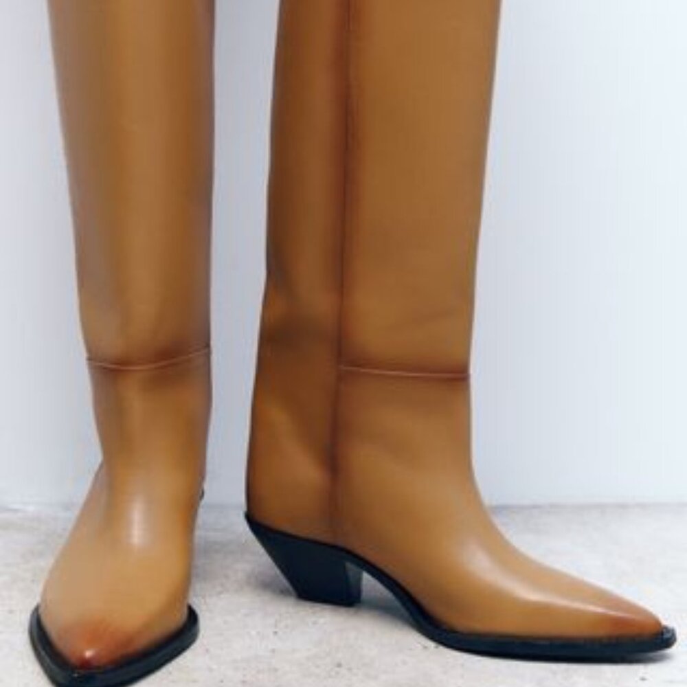 "I Wanna Be a Cowgirl" ZARA Heeled Boots